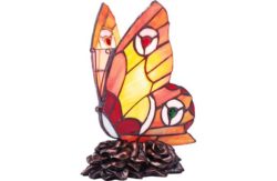 Collection Tiffany Style Butterfly Table Lamp-Multicoloured.